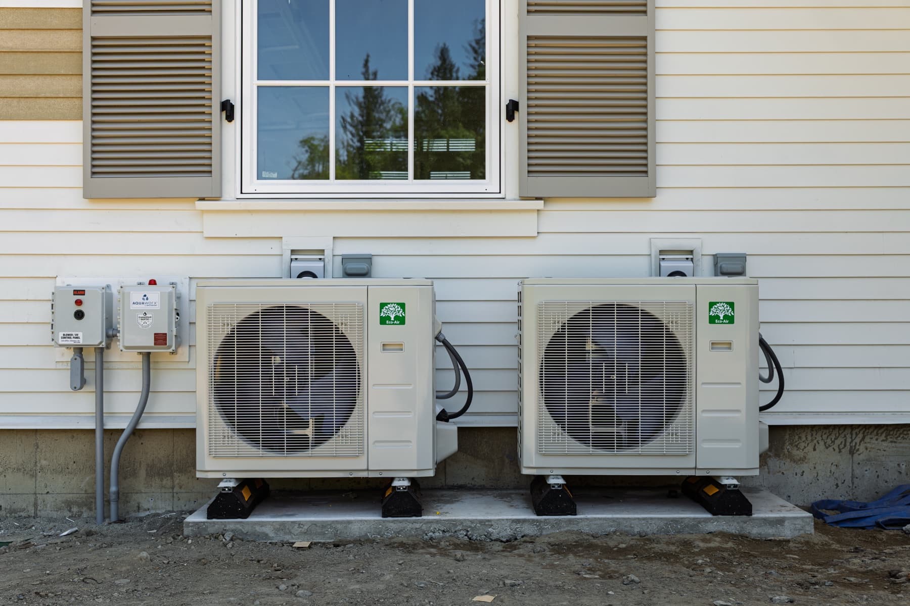 Residential Custom Home · Heat Pump Installation